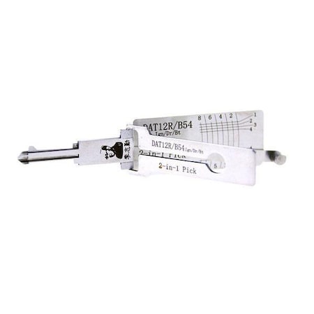 Original Lishi ORIGINAL LISHI: DAT12R X154 / B54 Isuzu Hino Heavy Truck 2-In-1 Pick- AG OLS-DAT12R-AG
